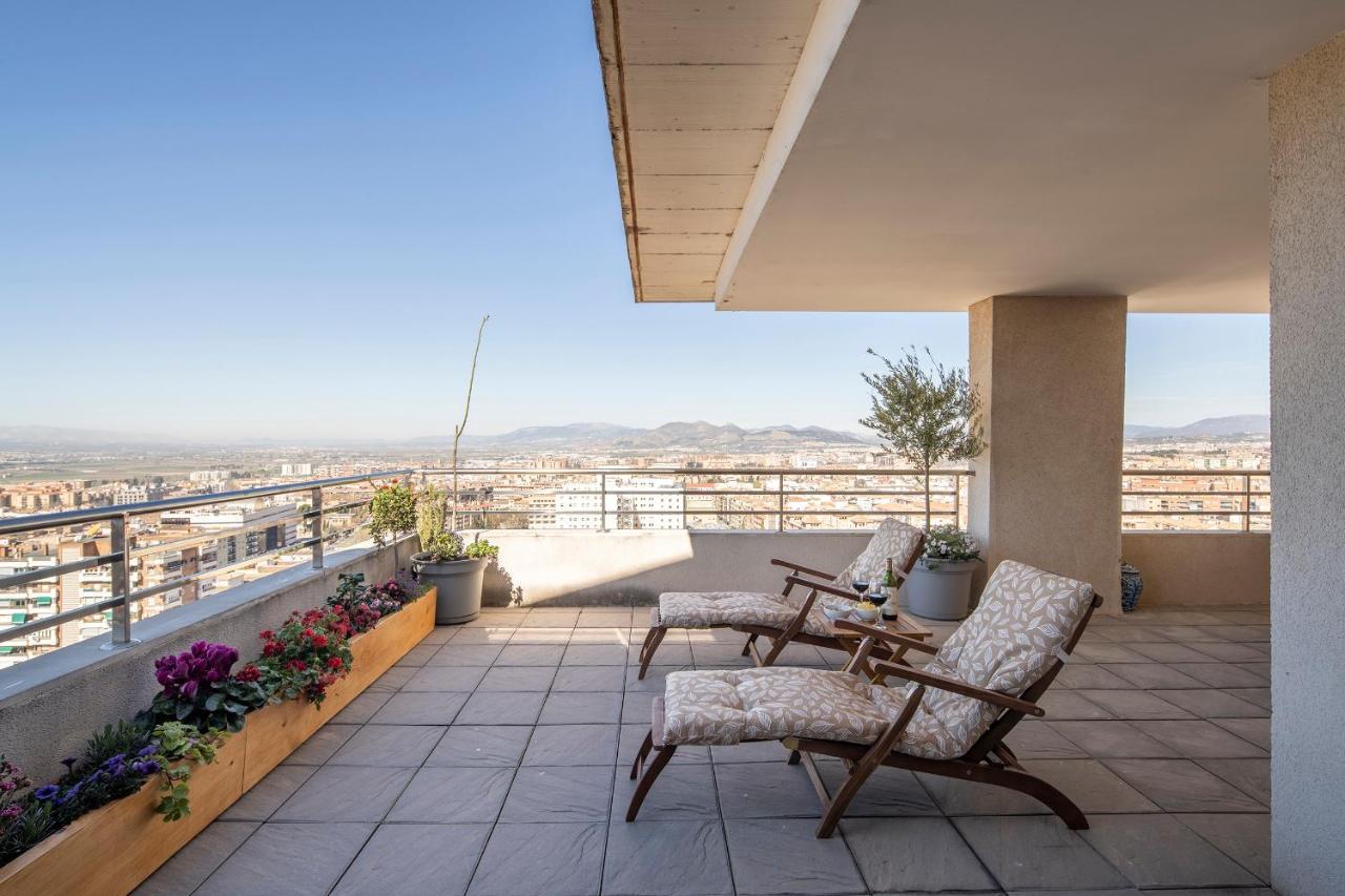 Atico Top Granada, Penthouse, 18-19Th Floor, City Centre, Views, Terrace, Free Parking Екстер'єр фото