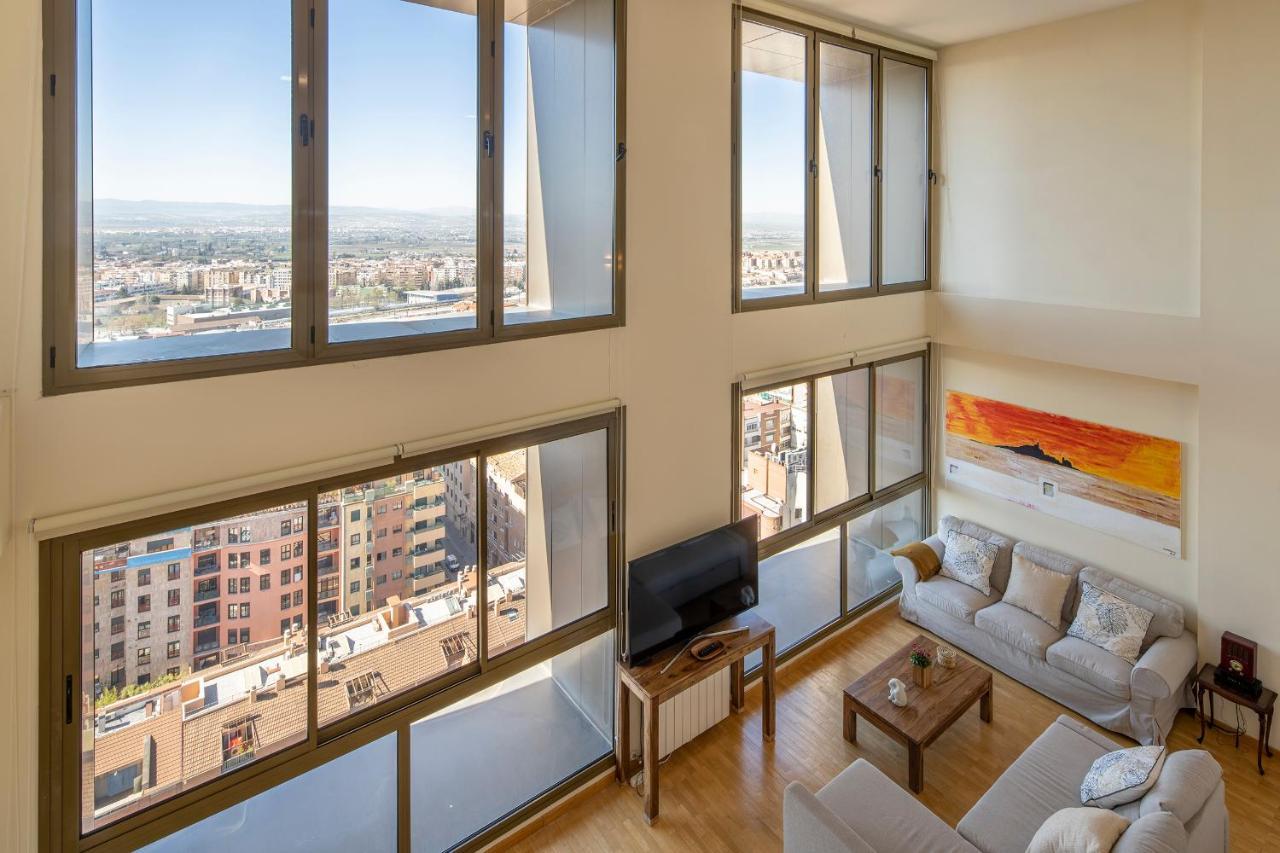 Atico Top Granada, Penthouse, 18-19Th Floor, City Centre, Views, Terrace, Free Parking Екстер'єр фото